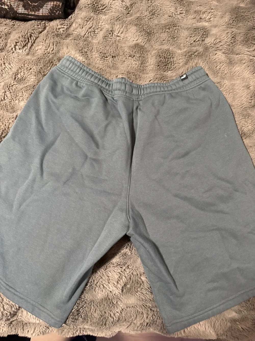 Puma Men’s Slate Blue Athletic Fleece Shorts - Picture 9 of 10